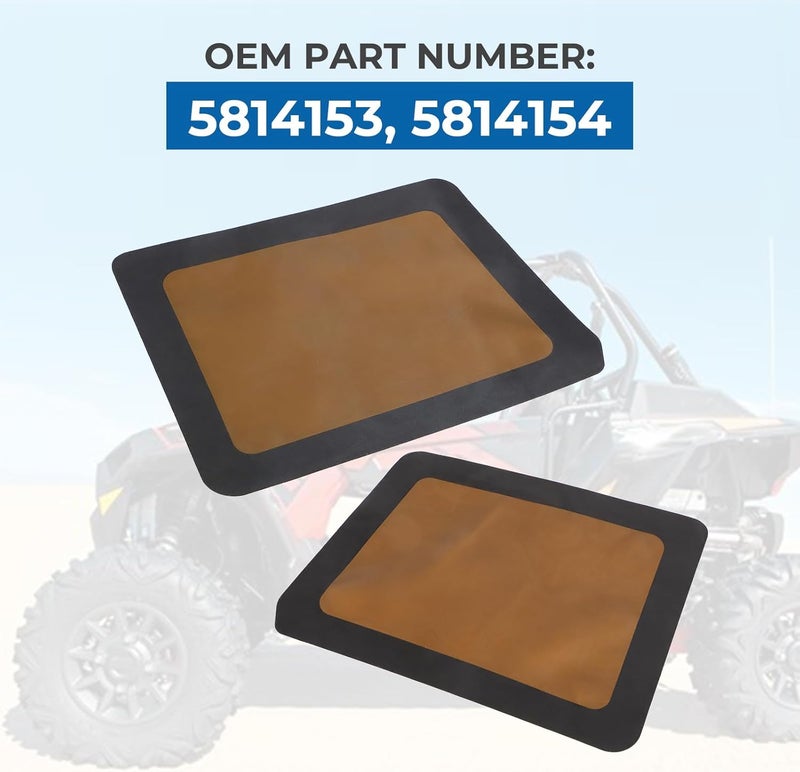 WIKIBB Air Vent Cover for Polaris Ranger 1000 900 Crew XP,2 PCS Air Flow Vent Grille Protection Anti-Blocking Protector Accessories Fit(Right + Left) - Image 3